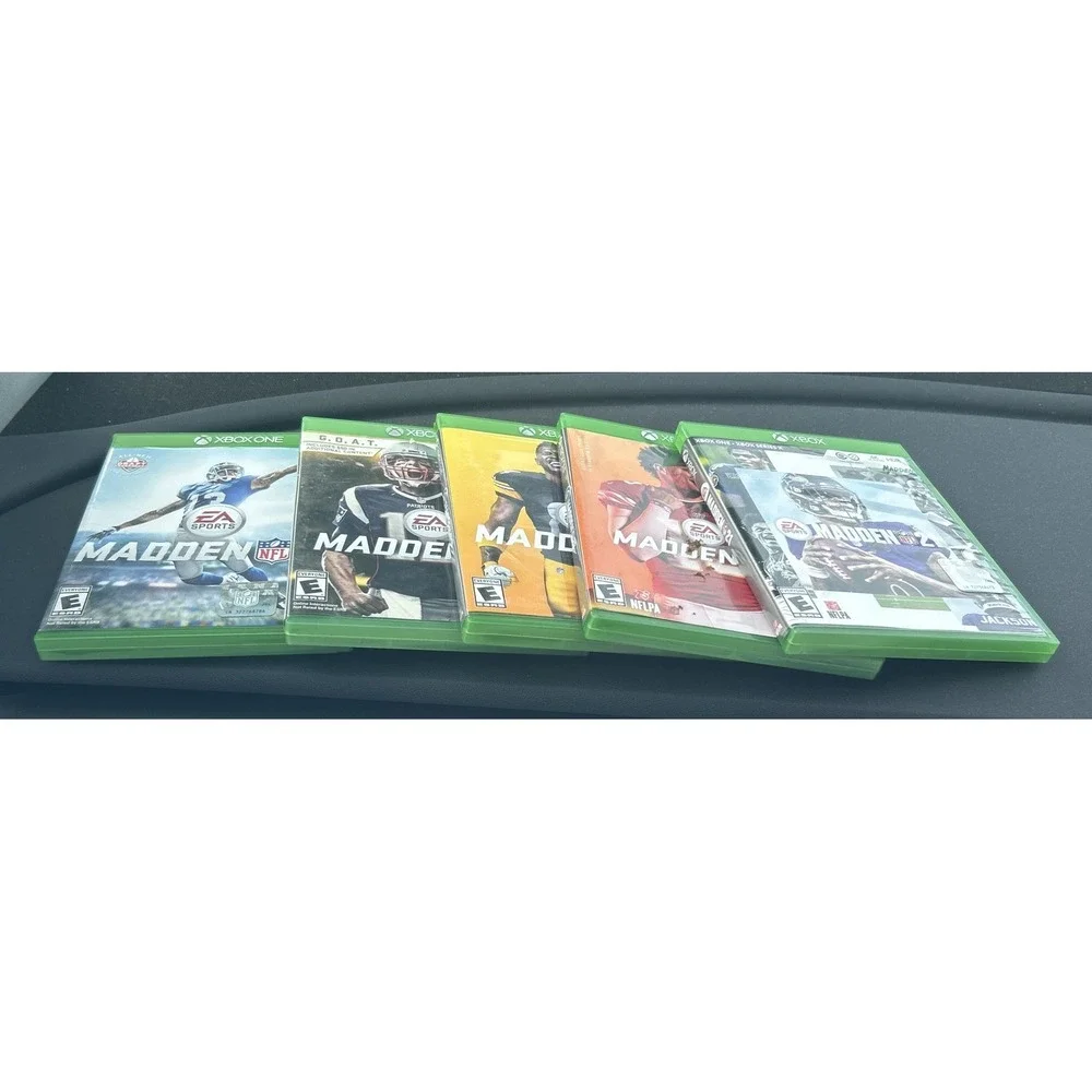 Xbox One Madden Video Game Bundle 16, 18, 19, 20, 21. Lot of 5